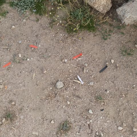 Suciedad en el campo de vuelo